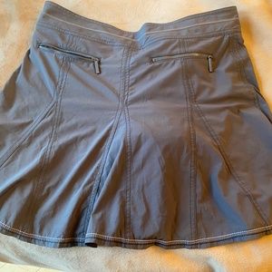 Title Nine Gray Swing Short with biker shorts that are all in one.